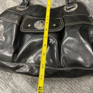Black Leather Purse